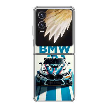Пластиковый чехол на Tecno Phantom V Flip 2 с принтом БМВ BMW Пластиковый чехол на Tecno Phantom V Flip 2 с принтом БМВ BMW