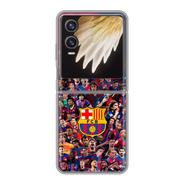 Пластиковый чехол на Tecno Phantom V Flip 2 с принтом Барселона Barcelona Пластиковый чехол на Tecno Phantom V Flip 2 с принтом Барселона Barcelona