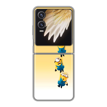 Пластиковый чехол на Tecno Phantom V Flip 2 с принтом Миньоны Пластиковый чехол на Tecno Phantom V Flip 2 с принтом Миньоны