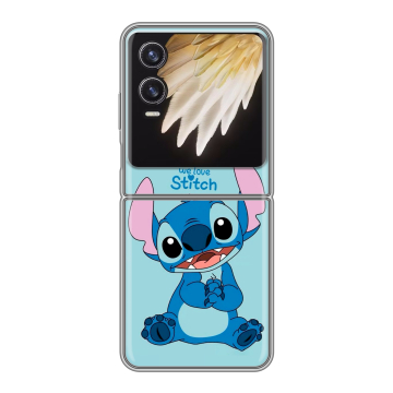 Пластиковый чехол на Tecno Phantom V Flip 2 с принтом Лило и Стич Пластиковый чехол на Tecno Phantom V Flip 2 с принтом Лило и Стич