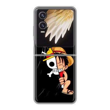 Пластиковый чехол на Tecno Phantom V Flip 2 с принтом One Piece Ван Пис