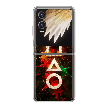 Пластиковый чехол на Tecno Phantom V Flip 2 с принтом Squid Game Игра кальмара Пластиковый чехол на Tecno Phantom V Flip 2 с принтом Squid Game Игра кальмара
