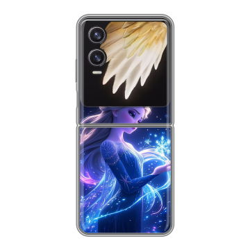 Пластиковый чехол на Tecno Phantom V Flip 2 с принтом Холодное сердце Frozen Пластиковый чехол на Tecno Phantom V Flip 2 с принтом Холодное сердце Frozen