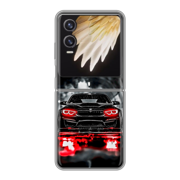 Пластиковый чехол на Tecno Phantom V Flip 2 с принтом BMW БМВ Пластиковый чехол на Tecno Phantom V Flip 2 с принтом BMW БМВ