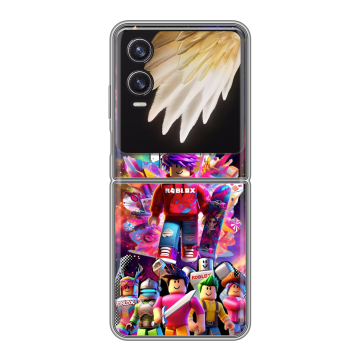Пластиковый чехол на Tecno Phantom V Flip 2 с принтом Roblox Роблокс Пластиковый чехол на Tecno Phantom V Flip 2 с принтом Roblox Роблокс