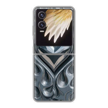 Пластиковый чехол на Tecno Phantom V Flip 2 с принтом Y2K Пластиковый чехол на Tecno Phantom V Flip 2 с принтом Y2K