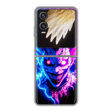 Пластиковый чехол на Tecno Phantom V Flip 2 с принтом Death note Тетрадь смерти
