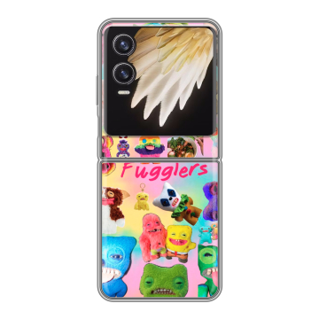 Пластиковый чехол на Tecno Phantom V Flip 2 с принтом Флагер Fuggler