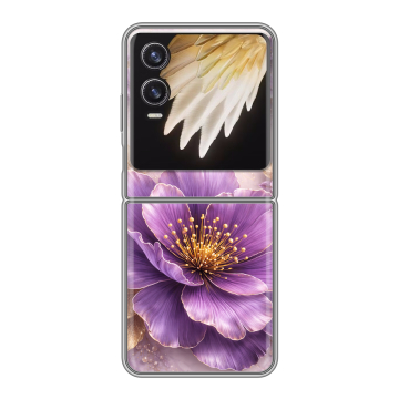 Пластиковый чехол на Tecno Phantom V Flip 2 с принтом женский Пластиковый чехол на Tecno Phantom V Flip 2 с принтом женский
