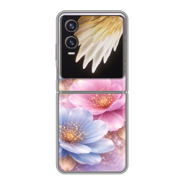 Пластиковый чехол на Tecno Phantom V Flip 2 с принтом женский Пластиковый чехол на Tecno Phantom V Flip 2 с принтом женский