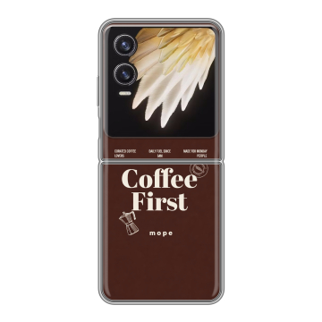 Пластиковый чехол на Tecno Phantom V Flip 2 с принтом женский Пластиковый чехол на Tecno Phantom V Flip 2 с принтом женский