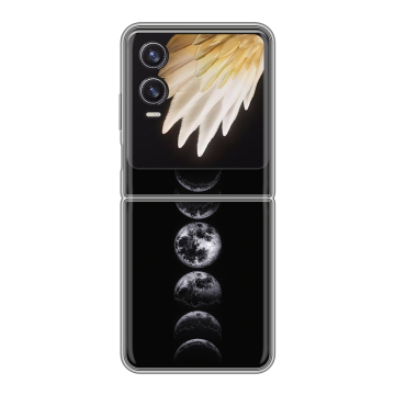 Пластиковый чехол на Tecno Phantom V Flip 2 с принтом женский