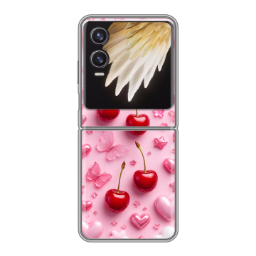 Пластиковый чехол на Tecno Phantom V Flip 2 с принтом для девочек Пластиковый чехол на Tecno Phantom V Flip 2 с принтом для девочек