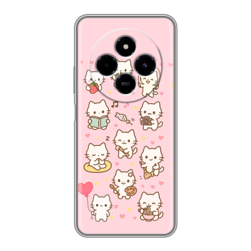 Силиконовый чехол на Poco C75 с принтом Hello Kitty Хелоу Кити Силиконовый чехол на Poco C75 с принтом Hello Kitty Хелоу Кити