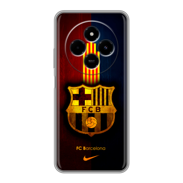 Силиконовый чехол на Poco C75 с принтом Барселона Barcelona Силиконовый чехол на Poco C75 с принтом Барселона Barcelona