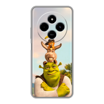 Силиконовый чехол на Poco C75 с принтом Шрек Shrek Силиконовый чехол на Poco C75 с принтом Шрек Shrek
