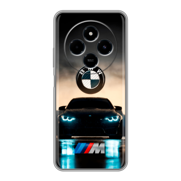 Силиконовый чехол на Poco C75 с принтом БМВ BMW Силиконовый чехол на Poco C75 с принтом БМВ BMW