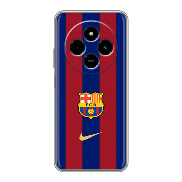 Силиконовый чехол на Poco C75 с принтом Барселона Barcelona