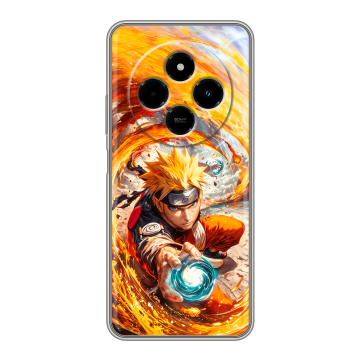 Силиконовый чехол на Poco C75 с принтом Аниме Наруто Naruto