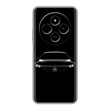 Силиконовый чехол на Poco C75 с принтом Mercedes Мерседес