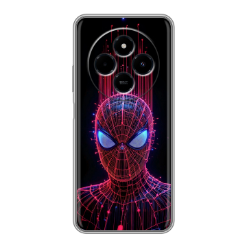 Силиконовый чехол на Poco C75 с принтом Spiderman Человек паук Силиконовый чехол на Poco C75 с принтом Spiderman Человек паук