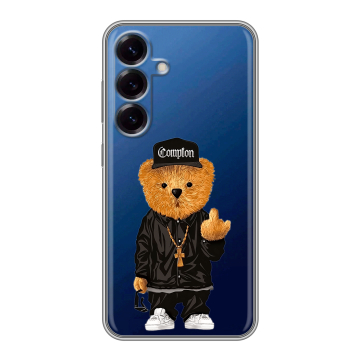Силиконовый чехол на Samsung Galaxy S25 с принтом Плюшевый медведь Силиконовый чехол на Samsung Galaxy S25 с принтом Плюшевый медведь