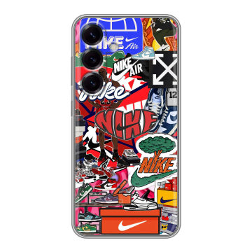 Силиконовый чехол на Samsung Galaxy S25 с принтом Найк Nike яркий Силиконовый чехол на Samsung Galaxy S25 с принтом Найк Nike яркий