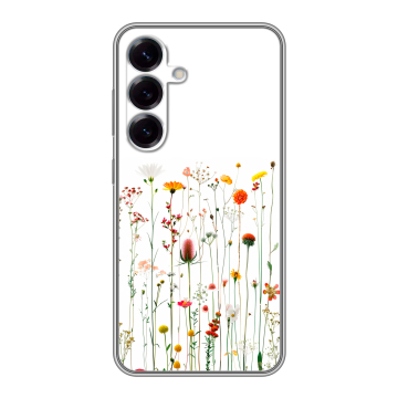 Силиконовый чехол на Samsung Galaxy S25 с принтом цветы Силиконовый чехол на Samsung Galaxy S25 с принтом цветы