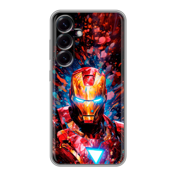 Силиконовый чехол на Samsung Galaxy S25 с принтом Железный человек Ironman Силиконовый чехол на Samsung Galaxy S25 с принтом Железный человек Ironman