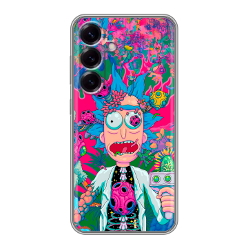 Силиконовый чехол на Samsung Galaxy S25 с принтом Рик и Морти Rick Morty Силиконовый чехол на Samsung Galaxy S25 с принтом Рик и Морти Rick Morty