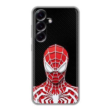 Силиконовый чехол на Samsung Galaxy S25 с принтом человек паук spiderman Силиконовый чехол на Samsung Galaxy S25 с принтом человек паук spiderman