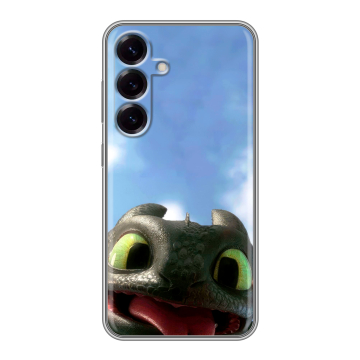 Силиконовый чехол на Samsung Galaxy S25 с принтом Как приручить дракона Силиконовый чехол на Samsung Galaxy S25 с принтом Как приручить дракона