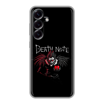 Силиконовый чехол на Samsung Galaxy S25 с принтом Death note Тетрадь смерти Силиконовый чехол на Samsung Galaxy S25 с принтом Death note Тетрадь смерти