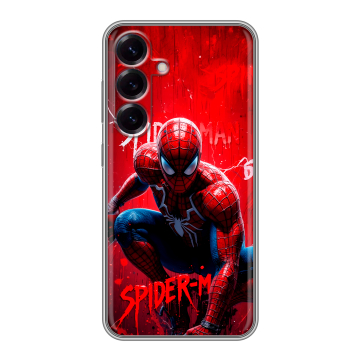 Силиконовый чехол на Samsung Galaxy S25 с принтом Spiderman Человек паук Силиконовый чехол на Samsung Galaxy S25 с принтом Spiderman Человек паук
