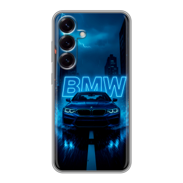 Силиконовый чехол на Samsung Galaxy S25 с принтом BMW БМВ Силиконовый чехол на Samsung Galaxy S25 с принтом BMW БМВ
