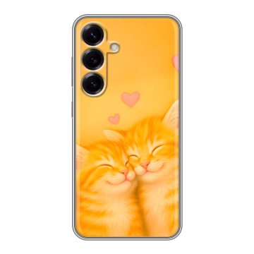 Силиконовый чехол на Samsung Galaxy S25 с принтом Милые котята Силиконовый чехол на Samsung Galaxy S25 с принтом Милые котята