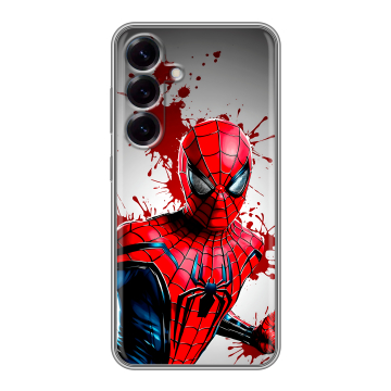 Силиконовый чехол на Samsung Galaxy S25 с принтом Spiderman Человек паук Силиконовый чехол на Samsung Galaxy S25 с принтом Spiderman Человек паук