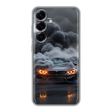 Силиконовый чехол на Samsung Galaxy S25 с принтом BMW БМВ Силиконовый чехол на Samsung Galaxy S25 с принтом BMW БМВ