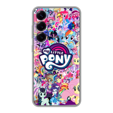 Силиконовый чехол на Samsung Galaxy S25 с принтом My little pony Дружба чудо Силиконовый чехол на Samsung Galaxy S25 с принтом My little pony Дружба чудо