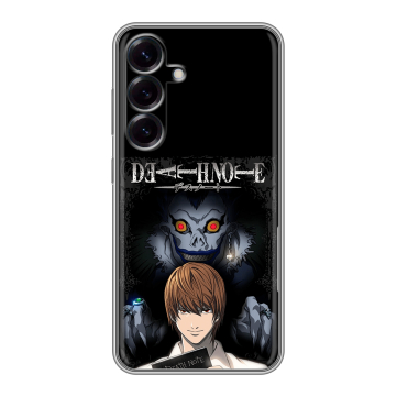 Силиконовый чехол на Samsung Galaxy S25 с принтом Death note Тетрадь смерти Силиконовый чехол на Samsung Galaxy S25 с принтом Death note Тетрадь смерти