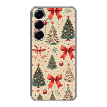 Силиконовый чехол на Samsung Galaxy S25 с принтом Новый год Силиконовый чехол на Samsung Galaxy S25 с принтом Новый год