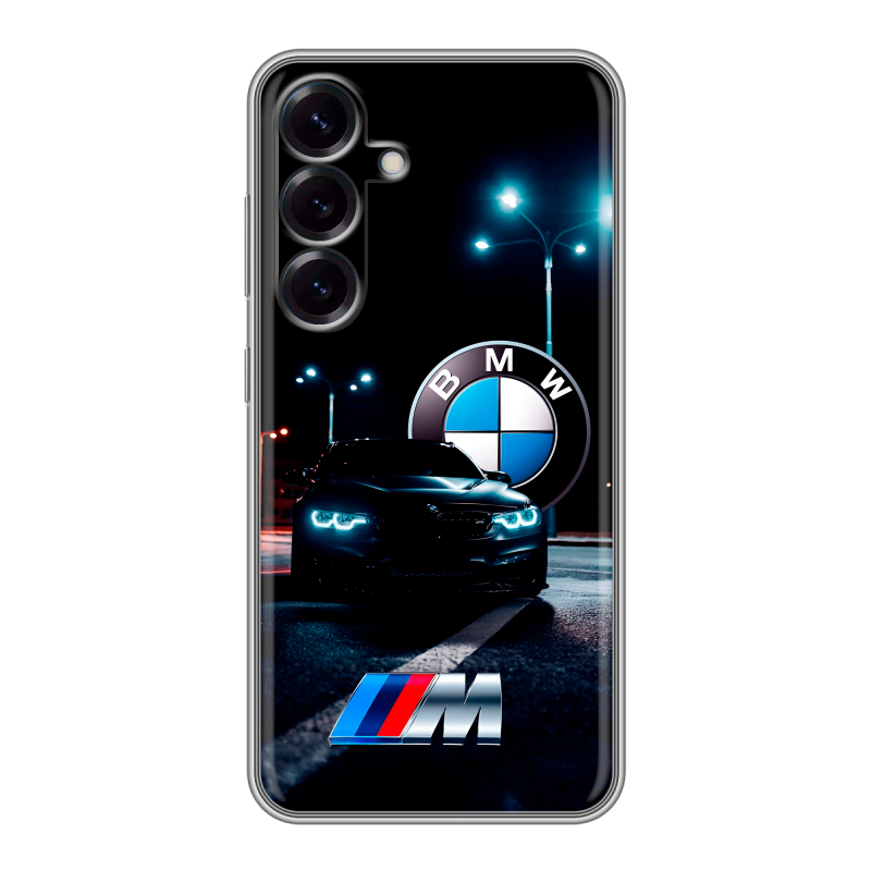 Силиконовый чехол на Samsung Galaxy S25 с принтом БМВ BMW Силиконовый чехол на Samsung Galaxy S25 с принтом БМВ BMW