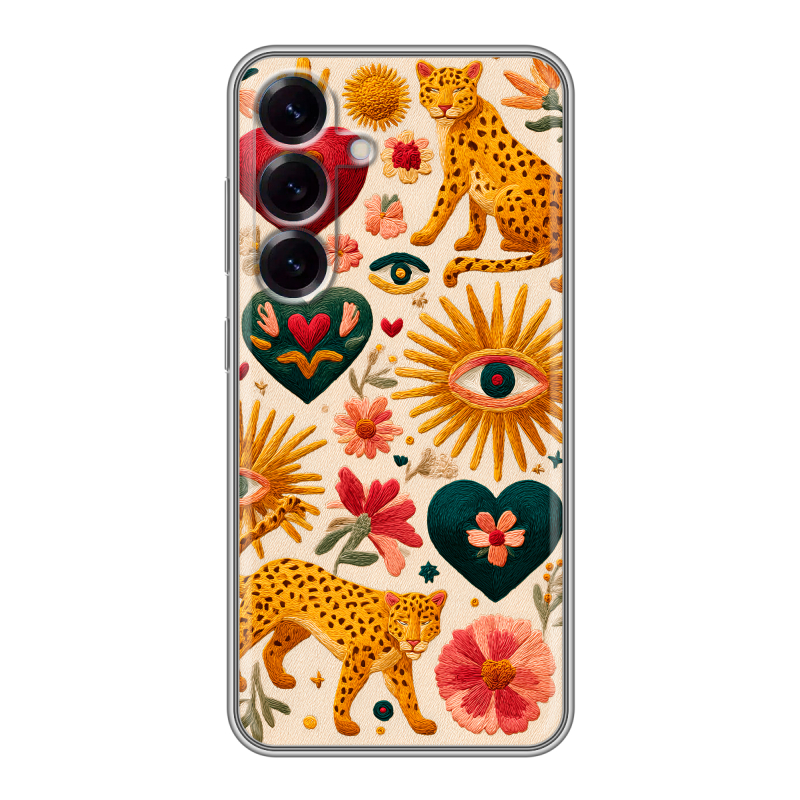 Силиконовый чехол на Samsung Galaxy S25 с принтом Модный принт Силиконовый чехол на Samsung Galaxy S25 с принтом Модный принт