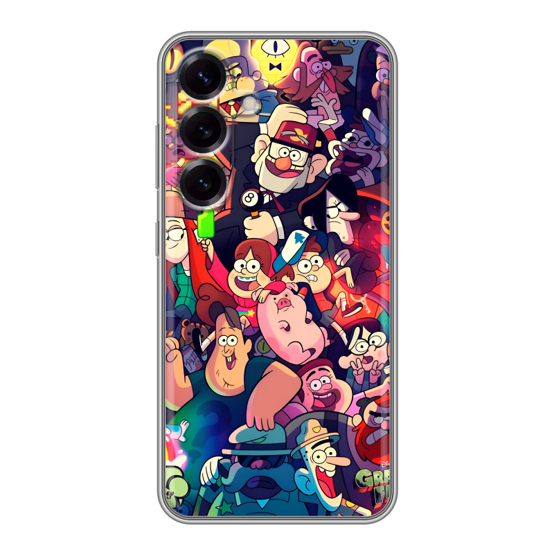 Силиконовый чехол на Samsung Galaxy S25 с принтом Gravity Falls Гравити Фолз Силиконовый чехол на Samsung Galaxy S25 с принтом Gravity Falls Гравити Фолз