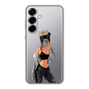 Силиконовый чехол на Samsung Galaxy S25 Plus с принтом Женские принты Силиконовый чехол на Samsung Galaxy S25 Plus с принтом Женские принты