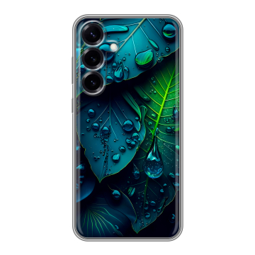 Силиконовый чехол на Samsung Galaxy S25 Plus с принтом Листья Силиконовый чехол на Samsung Galaxy S25 Plus с принтом Листья