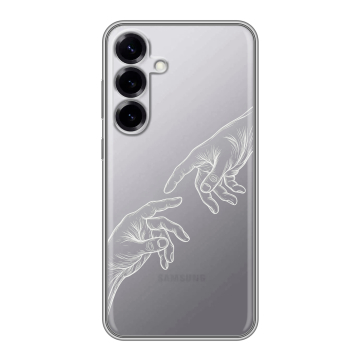 Силиконовый чехол на Samsung Galaxy S25 Plus с принтом Сотворение мира Силиконовый чехол на Samsung Galaxy S25 Plus с принтом Сотворение мира