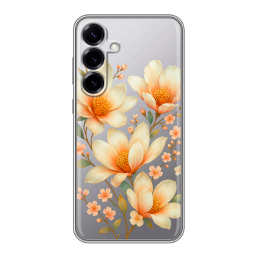 Силиконовый чехол на Samsung Galaxy S25 Plus с принтом Цветы Силиконовый чехол на Samsung Galaxy S25 Plus с принтом Цветы