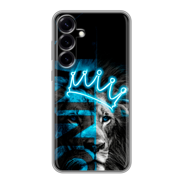 Силиконовый чехол на Samsung Galaxy S25 Plus с принтом Король лев Силиконовый чехол на Samsung Galaxy S25 Plus с принтом Король лев