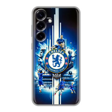 Силиконовый чехол на Samsung Galaxy S25 Plus с принтом Chelsea Челси Силиконовый чехол на Samsung Galaxy S25 Plus с принтом Chelsea Челси